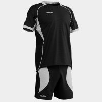 ست فوتبالی مردانه آتالانتا رنگ مشکی با طراحی خاص از برند تاکتیک atalanta black taktik