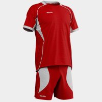 ست فوتبالی مردانه آتالانتا رنگ قرمز با طراحی خاص از برند تاکتیک atalanta red taktik